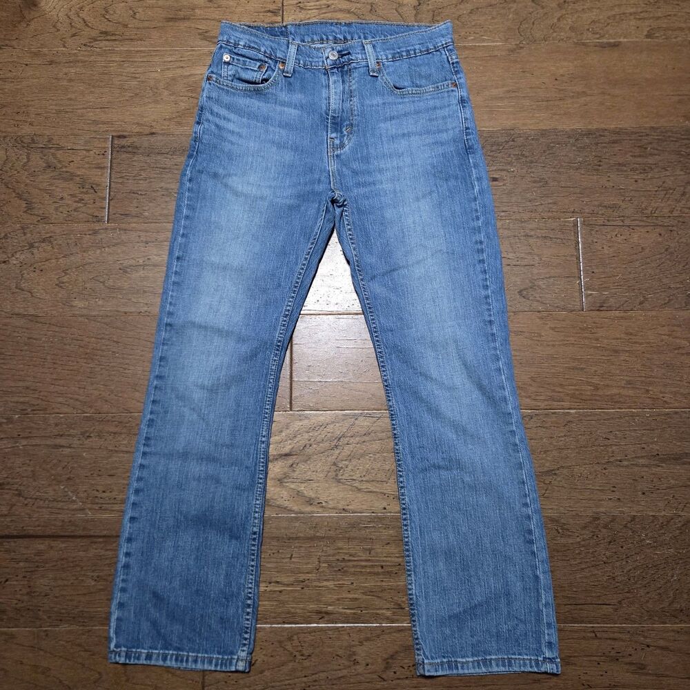 Levi's 527 Jeans Mens 30x30 Blue Slim Bootcut Denim Western Cowboy Medium Wash